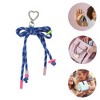Unique Bargains Braided Bow with Love Buckle Handbag Charm 1 Pc - 3 of 4