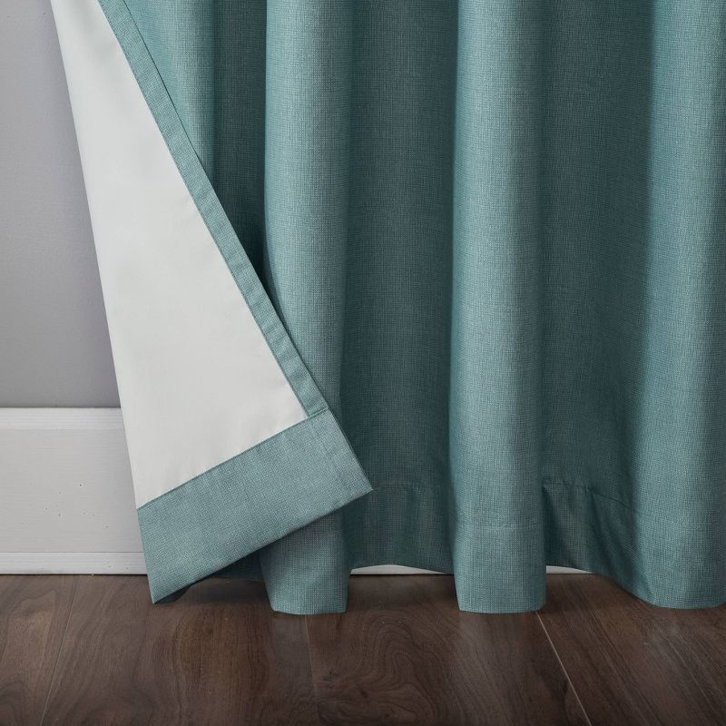 Sun Zero 100% Blackout Duran Thermal Insulated Grommet Curtain Panel, 6 of 10