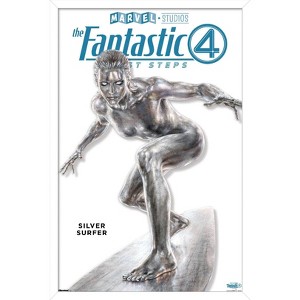 Trends International Marvel Fantastic Four: First Steps (2025) - Silver Surfer Feature Series Framed Wall Poster Prints - 1 of 4