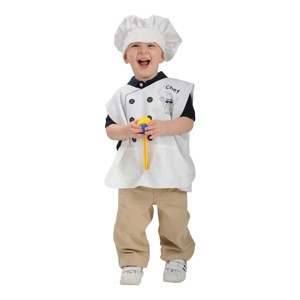 Kaplan Early Learning Toddler Pretend Play Chef Vest & Hat - 1 of 3