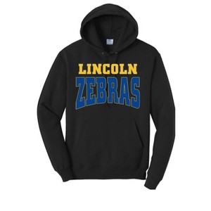 Adult Lincoln High School Zebras Name Classic Fleece Hoodie