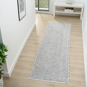 Luxe Weavers Machine Woven Two Tone Fringed Indoor Area Rug - 1 of 4