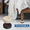 Unique Bargains Adjustable Anti-Slip Chair Table Round Furniture Risers 4 Set - 4 of 4
