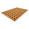 Entryways 36"x24" Positivity All-Natural Coconut Fibers Door Mat Black and Natural: Eco-Friendly, Indoor/Outdoor, Shake Clean - 3 of 3
