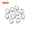 Unique Bargains Acrylic Flat Back DIY Decor Jewelry Oval Gems 10 Pcs - 3 of 4