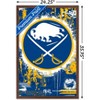 Trends International NHL Buffalo Sabres - Maximalist Logo 23 Framed Wall Poster Prints - 3 of 4
