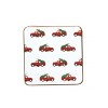 C&F Home Red Trucks Hardboard Coaster, Set of 4 - 2 of 3