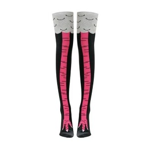 Funny Chicken Leg - Over the Knee Socks - (Women's Sizes, Adult Medium) - 1 of 3