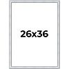 PosterPalooza | Classic Silver Picture Frame - UV Acrylic, Foam Board Backing, Hanging Hardware - 2 of 4