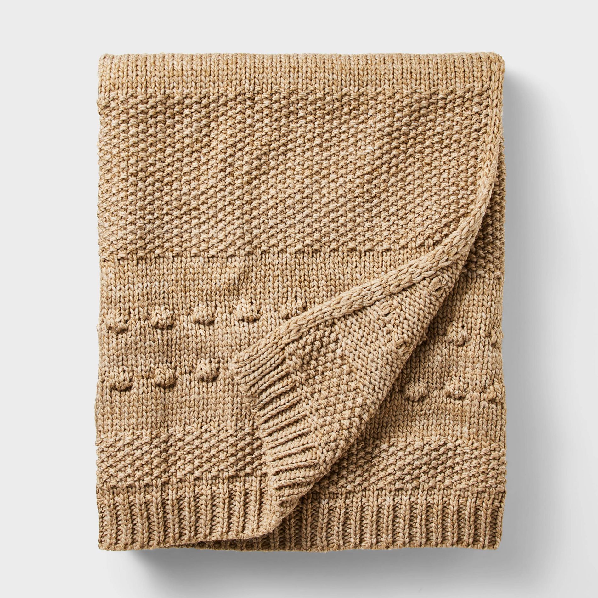 Bobble Striped Knit Throw Blanket - Threshold™ designed with Studio McGee