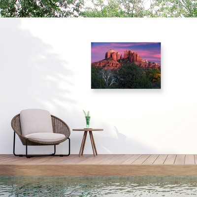 Trademark Fine Art - Cora Niele Stylisch Rose Pink Matted Framed Art