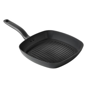 T-Fal Simply Cook 10.25" Nonstick Square Grill Pan Black - 1 of 4