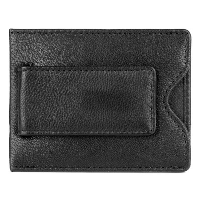 Dakota Leather Magnetic Money Clip Bifold Wallet | Saddle Tan