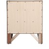 NicBex Elegant Nightstand With 3 Drawers Wooden Bedside Table End Table for Bedroom, Living Room - 4 of 4