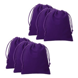 Unique Bargains Velvet Reusable Soft Jewelry Headphone Candy Drawstring Gift Bags 20 Pcs - 1 of 4
