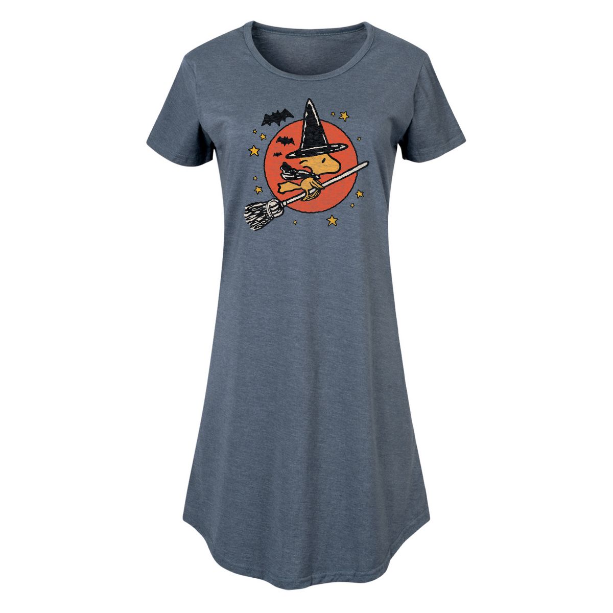 Women's - Peanuts - Woodstock Witch Graphic T-shirt Dress