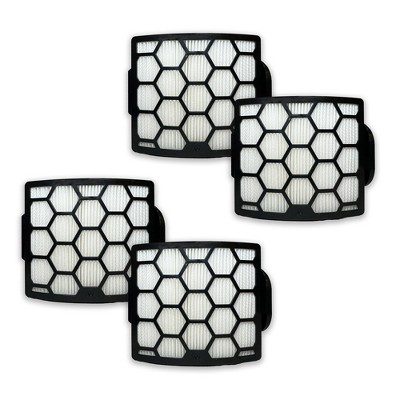 Nispira UV850 UV900 HEPA Filter for Shark Navigator LA301 LA300 LA322 ADV LA502 Rotator Lift-away PowerFins Upright Vacuum XHF320 XFFK320 4 Packs