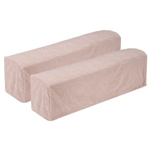 Unique Bargains Twill Stretch Soft Jacquard Non Slip Sofa Armrest Covers - 1 of 4