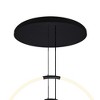 CWI Lighting,Hoops 6 Light LED Chandelier With Black Finish - 4 of 4