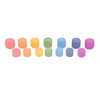 TickiT Rainbow Wooden Cubes, Set of 14