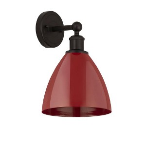 Plymouth Dome - 1 Light Wall Sconce In Industrial Style-10.75 Inches Tall and 7.5 Inches Wide - 1 of 1
