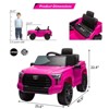 Electric Car for Kids, Licensed Toyota Tundra 12V Electric Truck, Off-Road Kids Pickup Car w/Remote - 4 of 4
