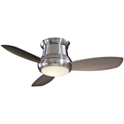 Minka Aire 52" Concept II Brushed Nickel Flushmount LED Ceiling Fan