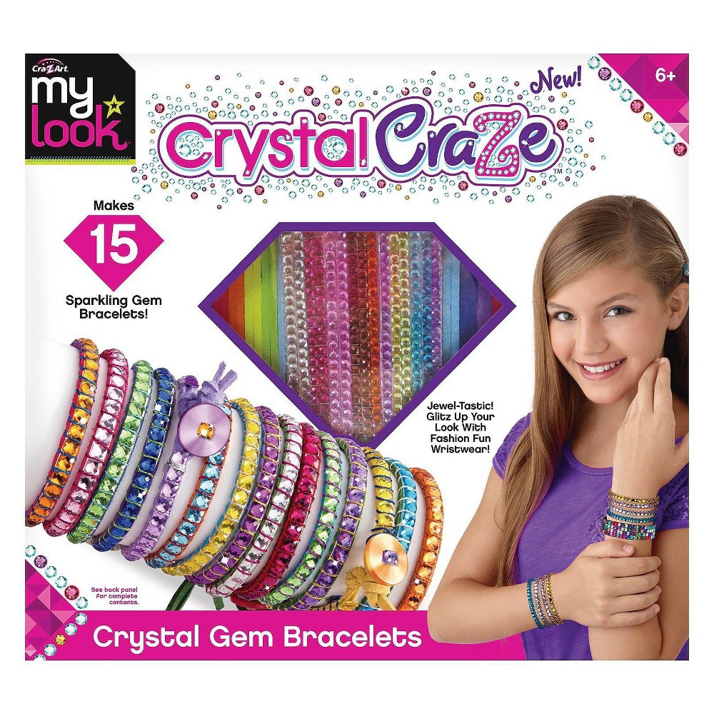 UPC 884920466098 - My Look Crystal Craze Crystal Gem Bracelets by Cra-Z ...