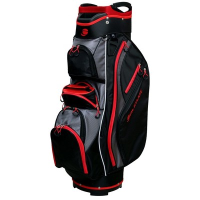 Orlimar Golf CRX Cooler Cart Bag 15-Way Top - Black / Red / Charcoal