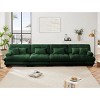 4-Seater Chenille Cloud Sectional Sofa,Modular Deep Seat Couch, Comfy Upholstered Sofa with Bolster Arms for Living Room, Apartment-Tanpinhause - 3 of 4