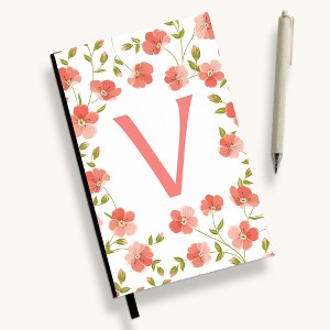 Personalization Mall Flowery Initial Personalized Journal - 1 of 1