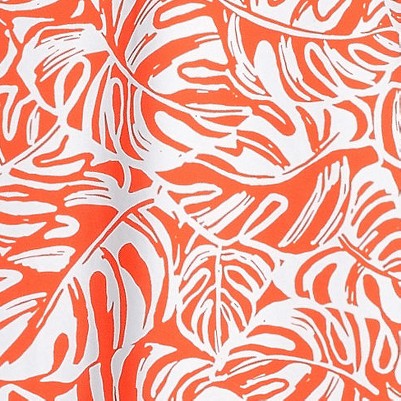 orange mini tropic leaves