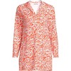 Lands' End Women's Cotton Jersey Long Sleeve Hooded Swim Cover-up Dress - 3 of 3