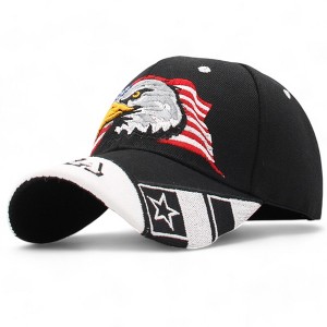 Alilang Embroidered American Eagle Baseball Cap with Patriotic Flag Design - 1 of 4