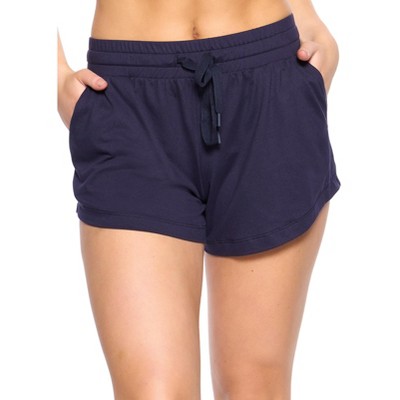 Felina Women's Velvety Soft Vintage Short (evening Blue, Large) : Target