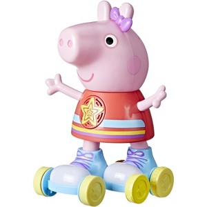 Peppa Pig Roller Disco Singing Doll | 11-Inch Interactive Light-Up Toy with Music, Sounds & Phrases - 1 of 4