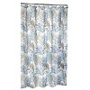 Key Largo Shower Curtain Teal/Green - Moda at Home: Polyester Fabric, Botanical Pattern, Grommet Top - image 3 of 4