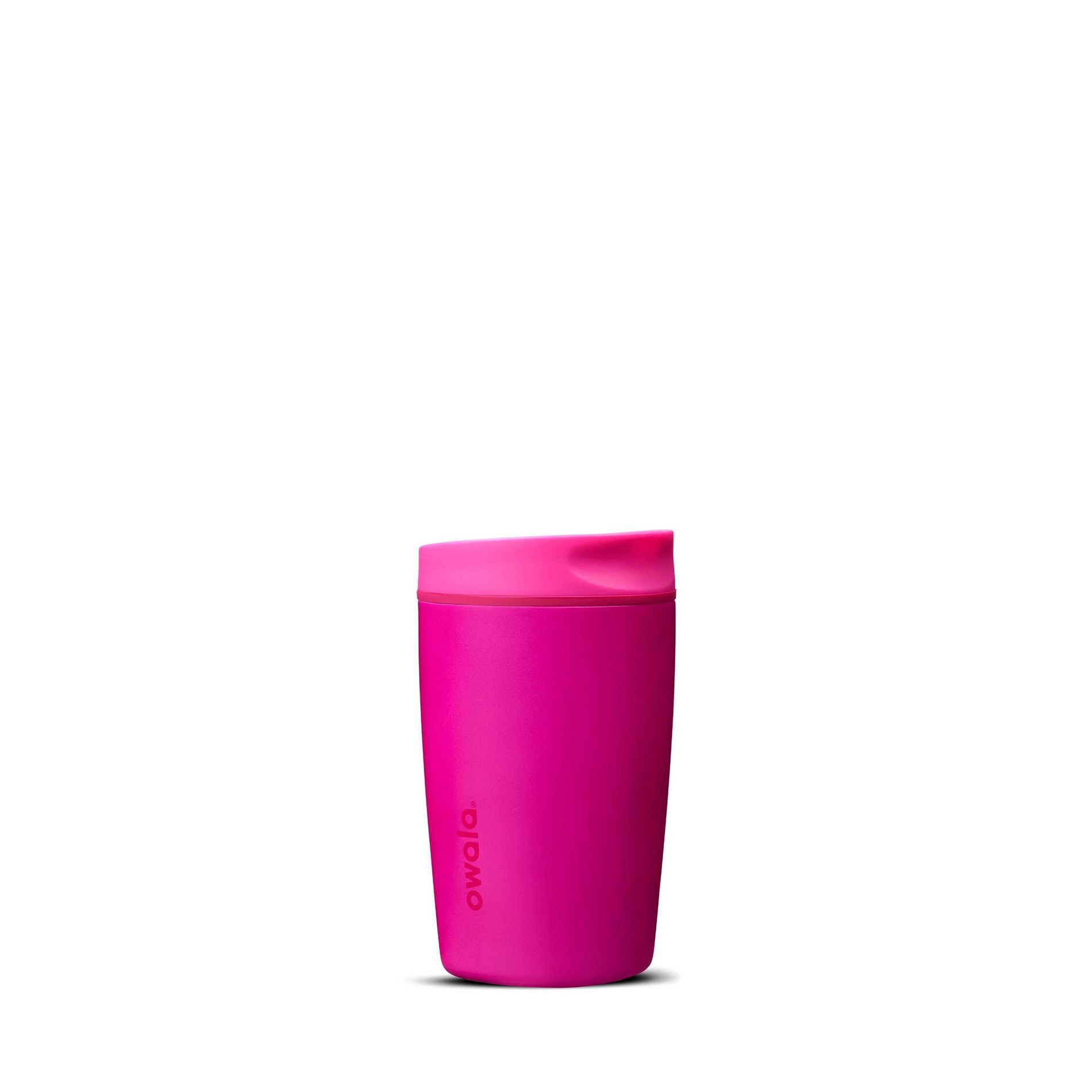 Owala 12 fl oz Stainless Steel SmoothSip Slider Ceramic Lined Travel Mug - Read My Lips