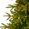 Nearly Natural 6.5-ft Colorado Mountain Fir Natural Look Artificial Christmas Tree with 400 Clear LED Lights and 2056 Bendable Branches - 3 of 4