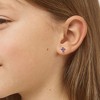 Girl's The Perfect Cross Screw Back Sterling Silver Earrings - In Season Jewelry - 3 of 4