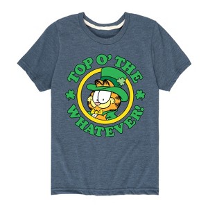 Boys' - Garfield - Top O The Whatever Short Sleeve Graphic T-Shirt - 1 of 4
