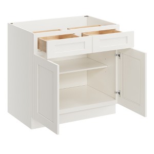 CASAINC 30 in. W x 24 in. D x 34.5 in. H Base Kitchen Cabinet with Drawer and Soft-Close Hinges – Plywood RTA Cabinet - 1 of 4
