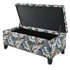 NicBex Polyester Storage Ottoman Bench,Upholstered Storage Ottoman with Pressure Hinges,Modern Storage Bench for Living Room,Bedroom - 2 of 4