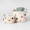 Pom-Pom Kids' Storage Basket Cream - Pillowfort™ - image 4 of 4