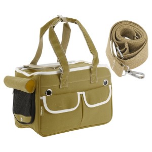 Unique Bargains Breathable Pet Carrier Bag Foldable Transport Box with Removable Mat - 1 of 4