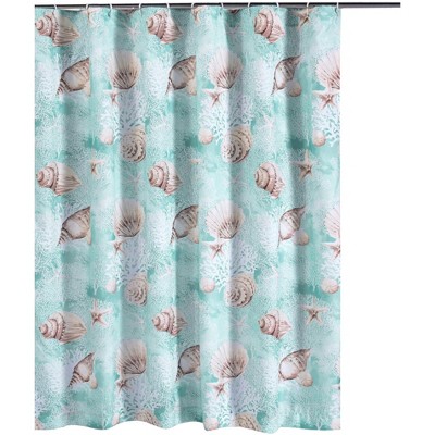 Barefoot Bungalow Bath Shower Curtain Ocean -Turquoise 72x72