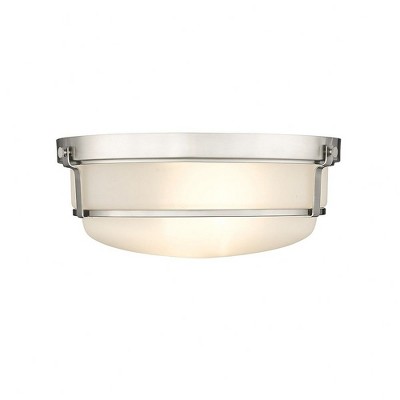 Millennium Lighting Arlson 2 - Light Flush Mount in  Brushed Nickel