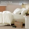 Cotton Tencel Sheet - Luxury Hotel Bedding Set, Soft, Cooling & Breathable for Hot Sleepers, Deep Pocket Up to 16 Inches - 4 of 4