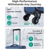Underseat Carry On luggage Airline Approved, 16-inch Small Softside Underseater Travel Suitcase - 4 of 4