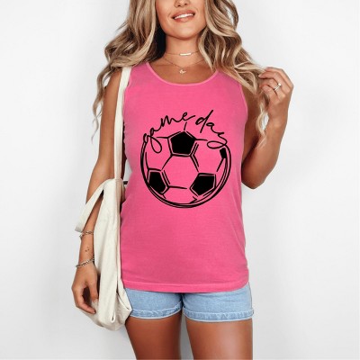 Simply Sage Market Game Day Soccer Garment Dyed Tank